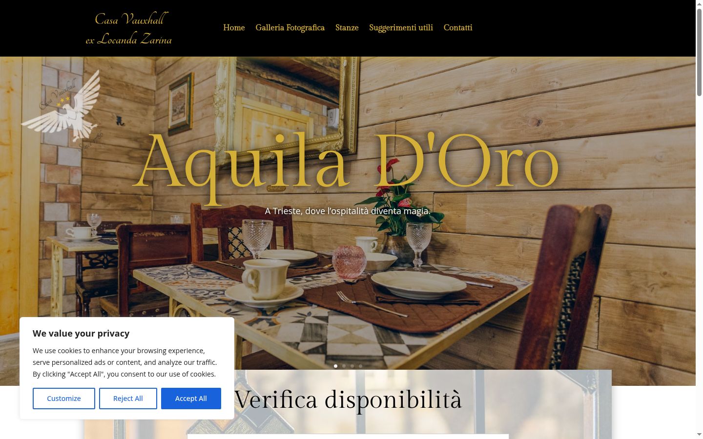 Screenshot tal-banner tal-kunsens muri qabel kwalunkwe interazzjoni