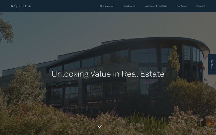 Skjermbilde av aquilaholdings.co.uk