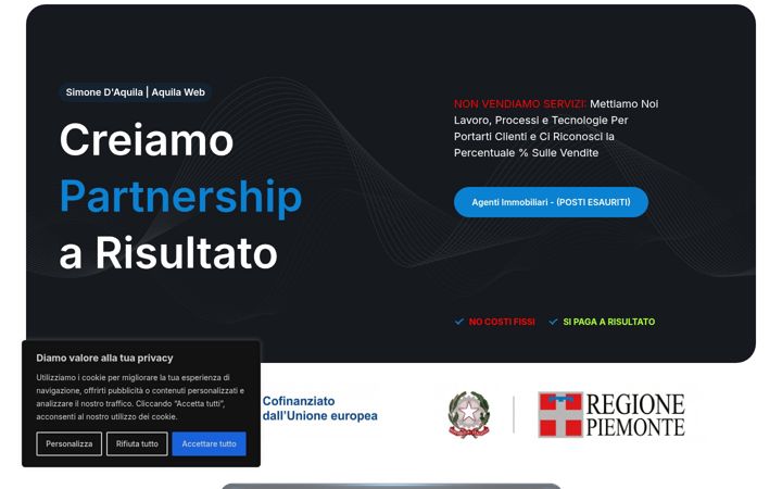 Screenshot of aquilaweb.it
