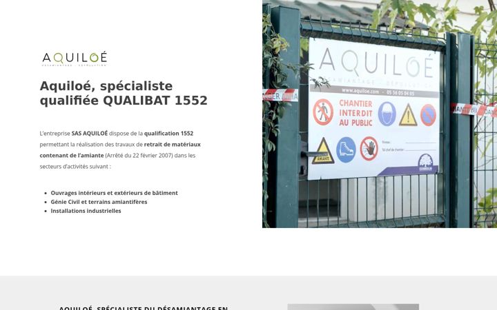 Zrzut ekranu aquiloe.com