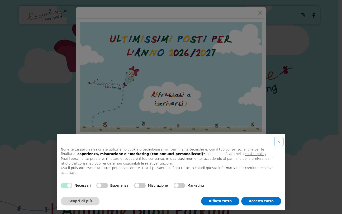 Screenshot tal-banner tal-kunsens muri qabel kwalunkwe interazzjoni
