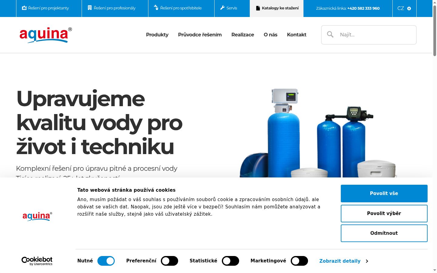 Screenshot van de toestemmingsbanner zoals getoond vóór enige interactie