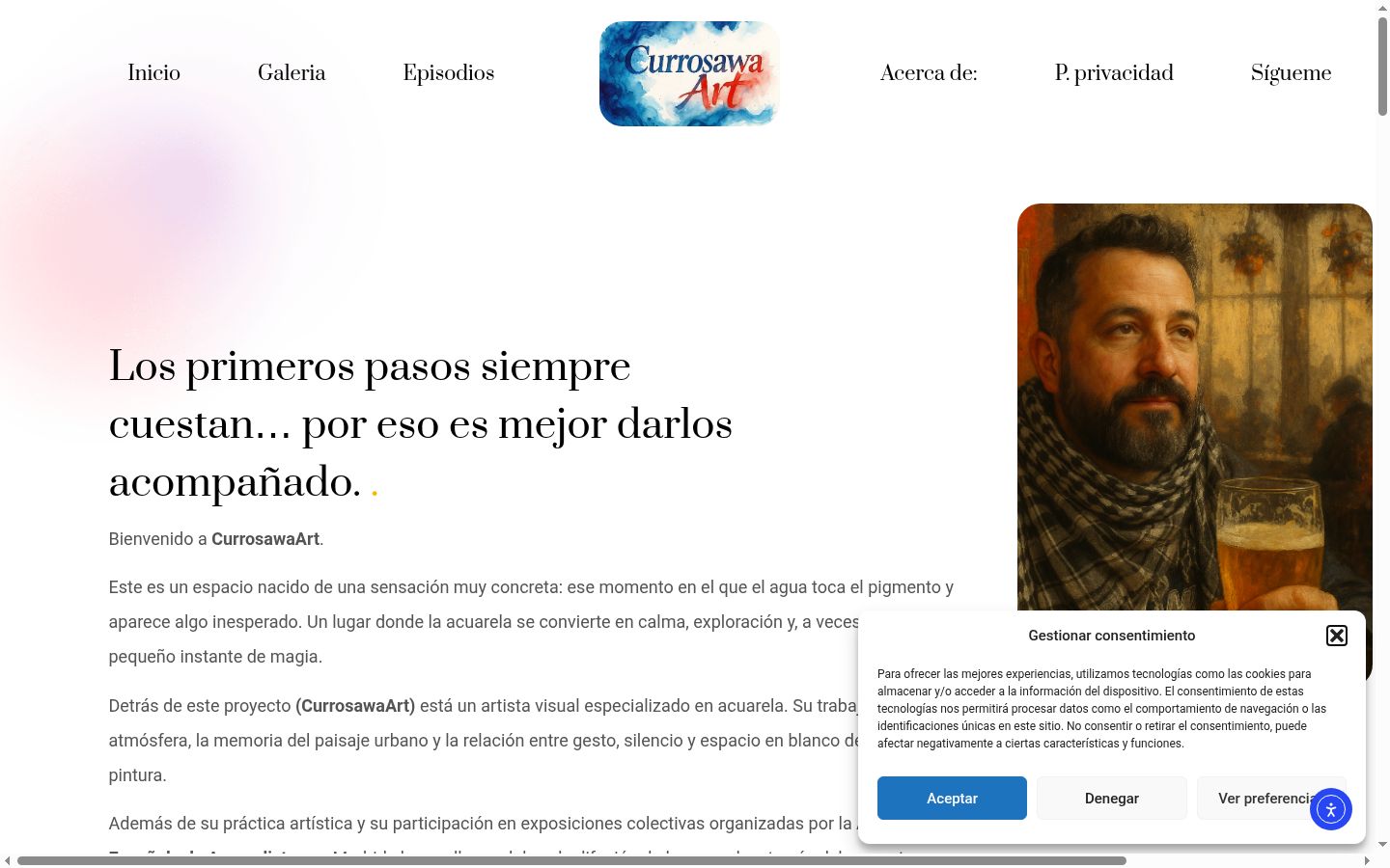 Screenshot van de toestemmingsbanner zoals getoond vóór enige interactie