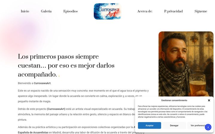 Snimka zaslona za aquinopintamosnada.es