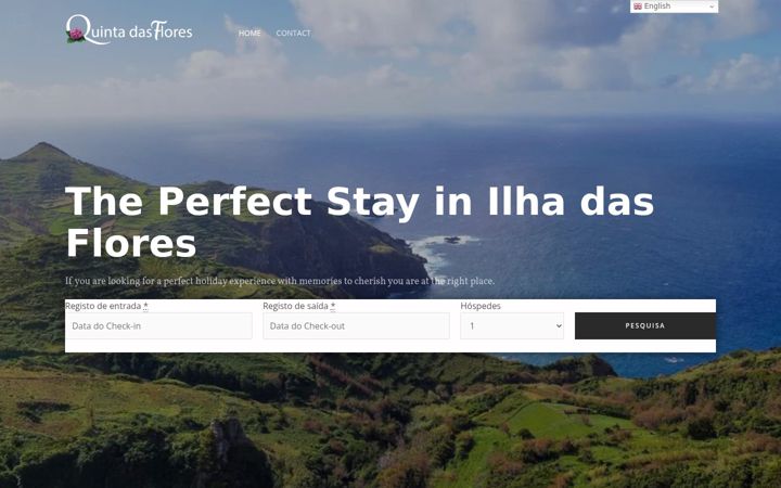 Screenshot of aquintadasflores.com