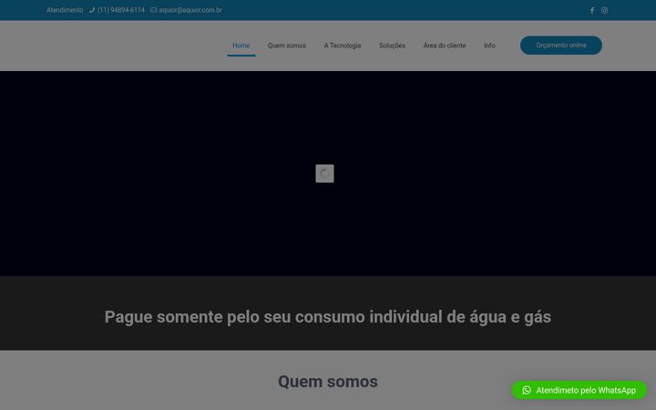 Screenshot of aquior.com.br