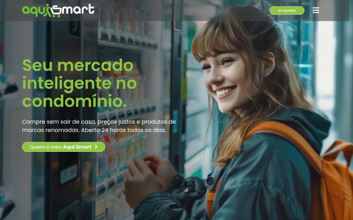Screenshot of aquismart.com.br