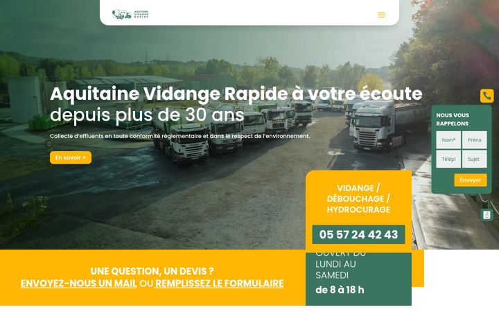 Skärmbild av aquitaine-vidange-rapide.com