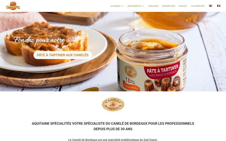 Screenshot ta' aquitainespecialites.fr