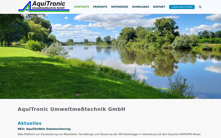 Screenshot of aquitronic.de