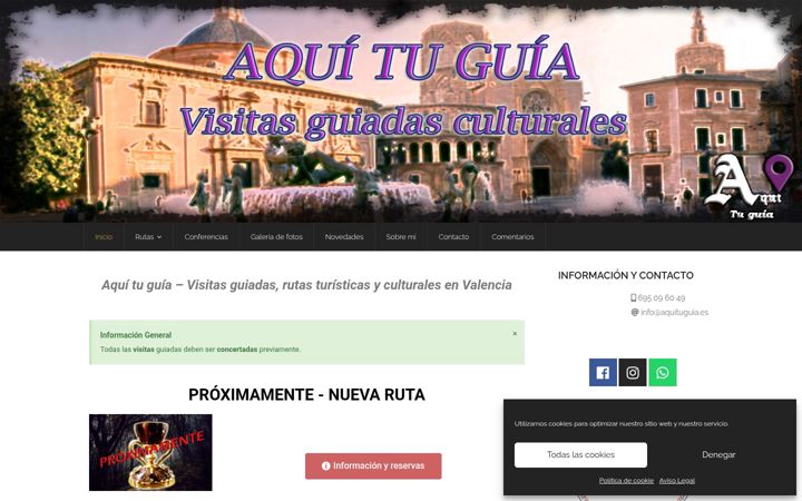 Screenshot ta' aquituguia.es