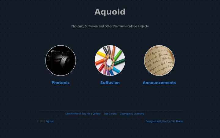 Screenshot of aquoid.com