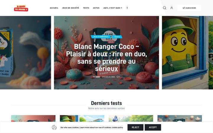 Screenshot of aquoitujoues.com