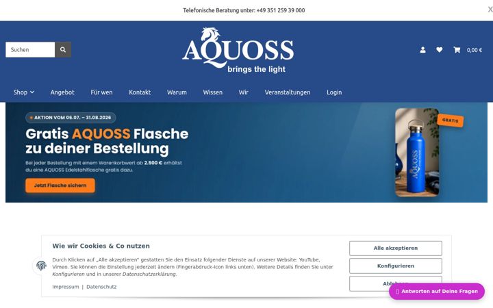 Screenshot of aquoss.com