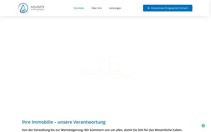 Screenshot of aqurate.immo