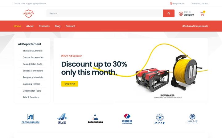 Screenshot of aqurov.com
