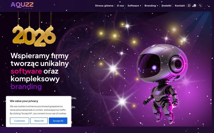 Screenshot of aquzzmedia.pl