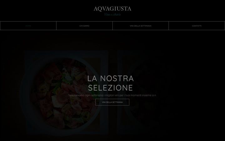 Screenshot ta' aqvagiusta.com