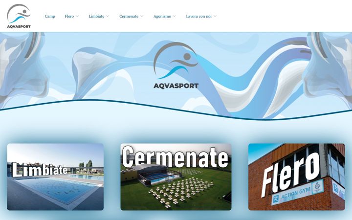 Zrzut ekranu aqvasport.it