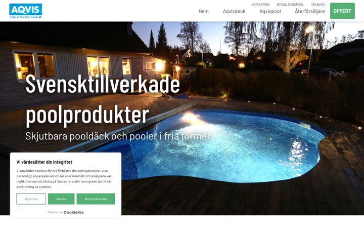 Screenshot of aqvis.se