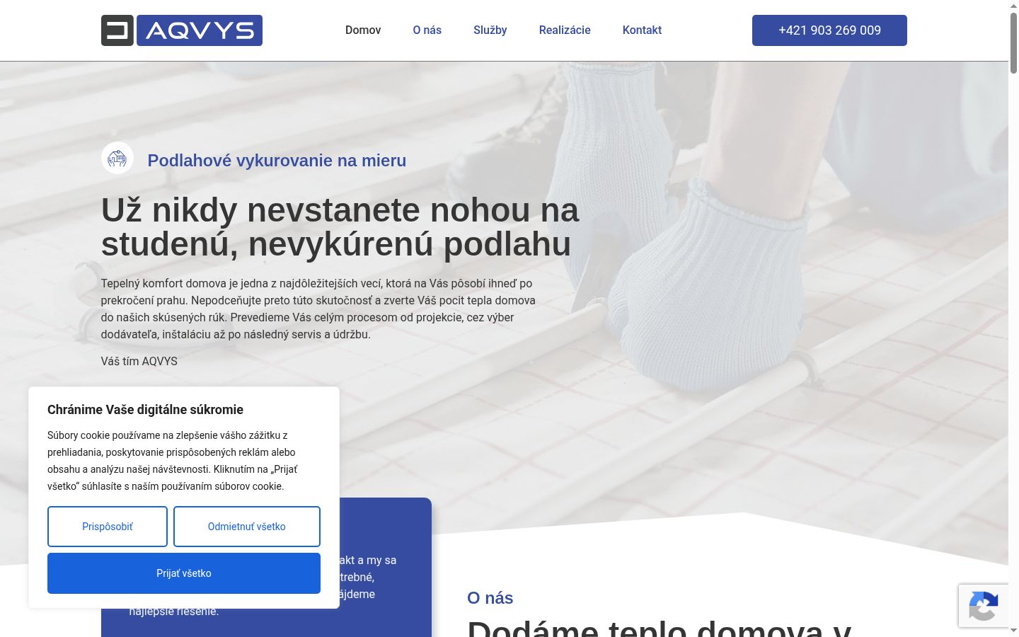 Snímek obrazovky baneru souhlasu zobrazeného před jakoukoli interakcí