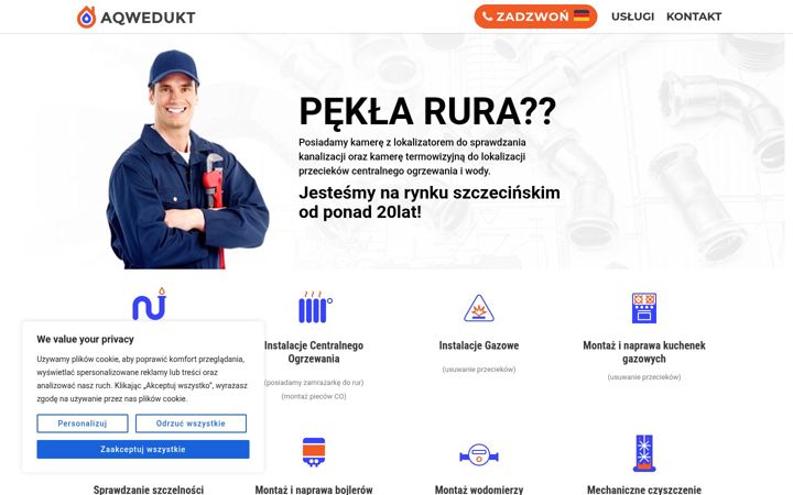 Screenshot of aqwedukt.pl