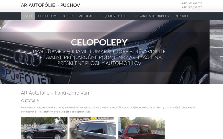 Screenshot of ar-autofolie.eu