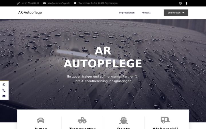 Screenshot of ar-autopflege.de