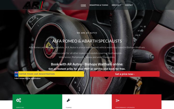 Screenshot of ar-autos.co.uk
