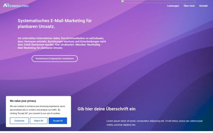 Snimka zaslona za ar-consulting.online