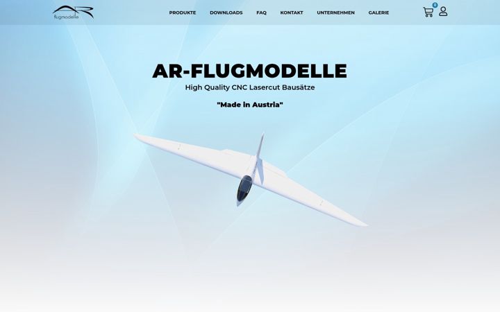 Screenshot van ar-flugmodelle.at