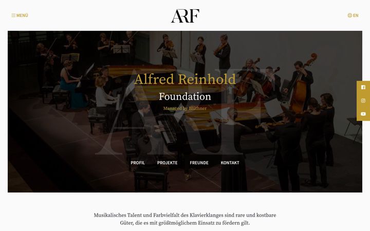 Screenshot ta' ar-foundation.com