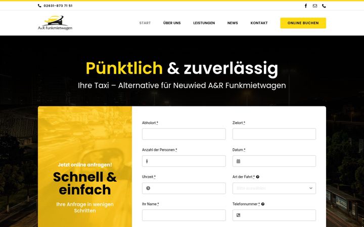 Snímek obrazovky ar-funkmietwagen.de