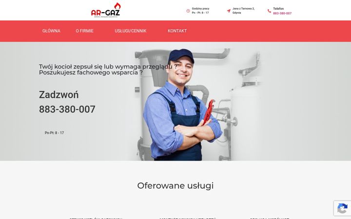 Screenshot of ar-gaz.pl