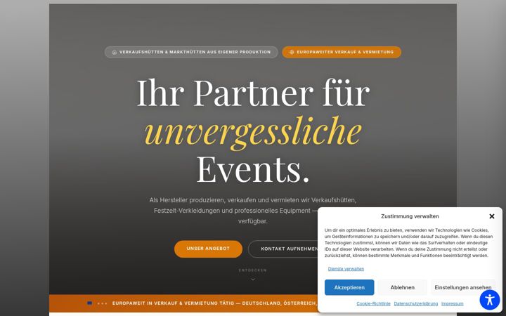 Posnetek zaslona ar-holzhuetten.de