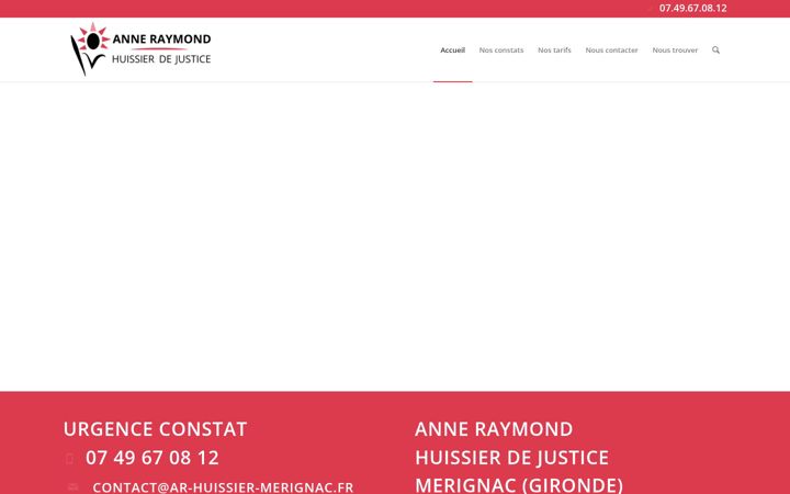 Screenshot of ar-huissier-merignac.fr