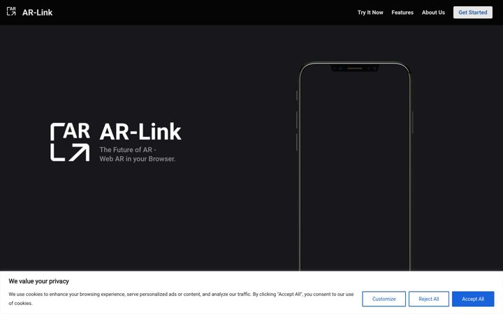 Screenshot of ar-link.net