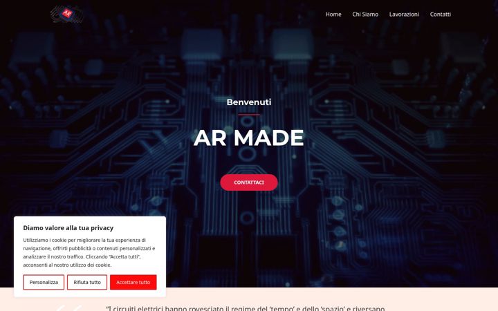Screenshot of ar-made.it