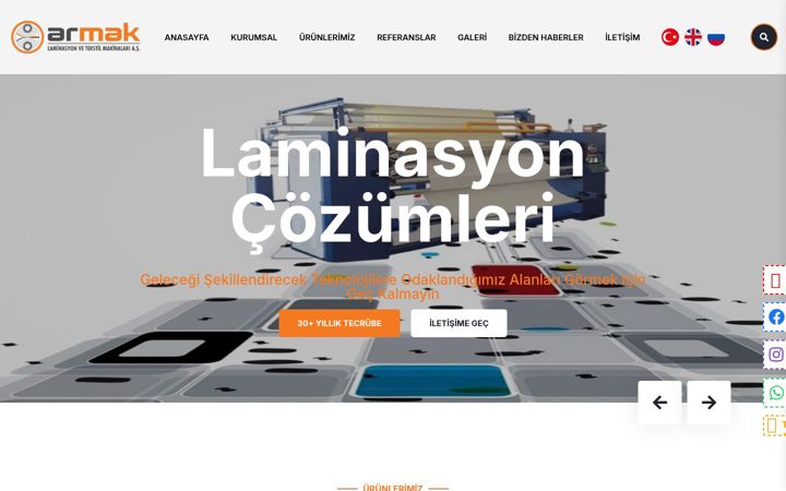 Screenshot of ar-mak.com