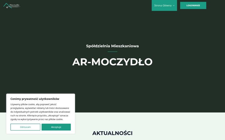 Screenshot of ar-moczydlo.waw.pl