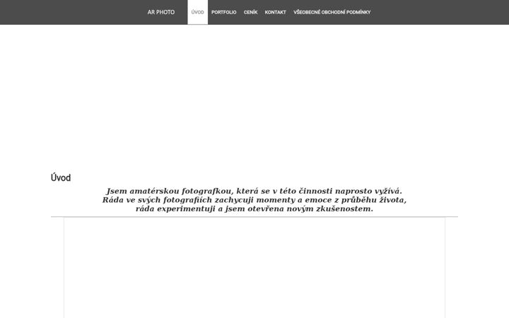 Screenshot of ar-photo.cz