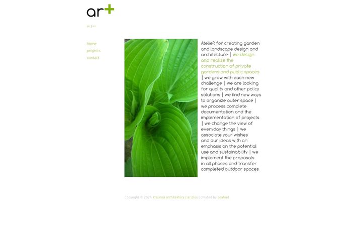 Screenshot of ar-plus.sk
