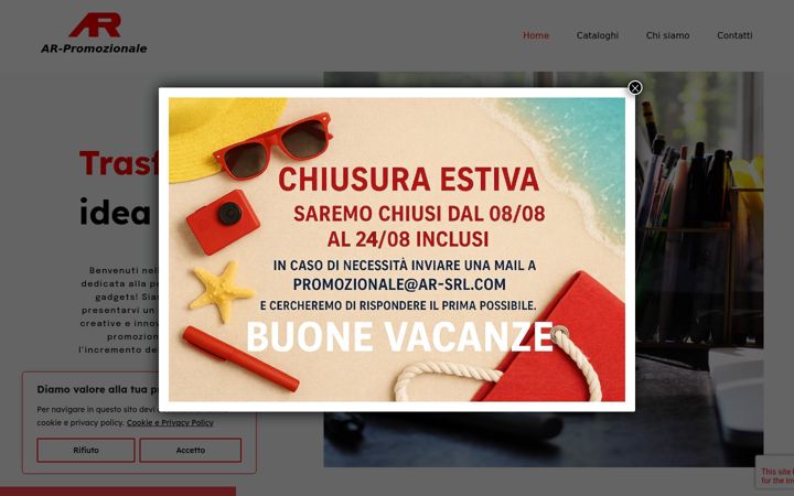 Screenshot of ar-promozionale.com