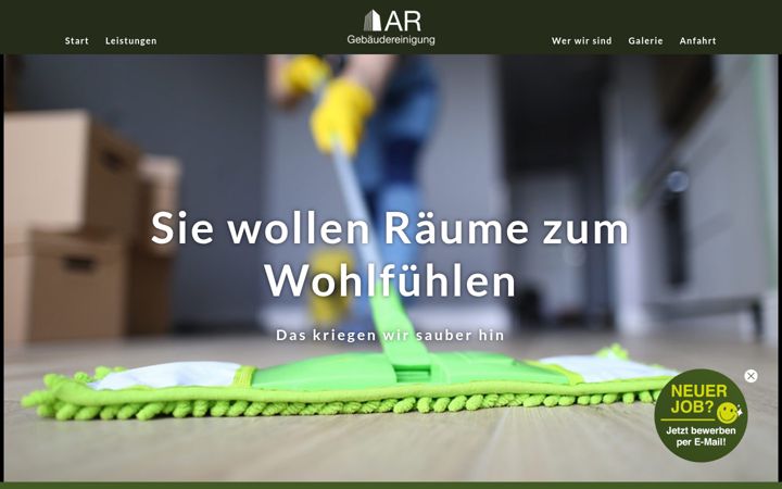 Screenshot of ar-sauberkeit.de