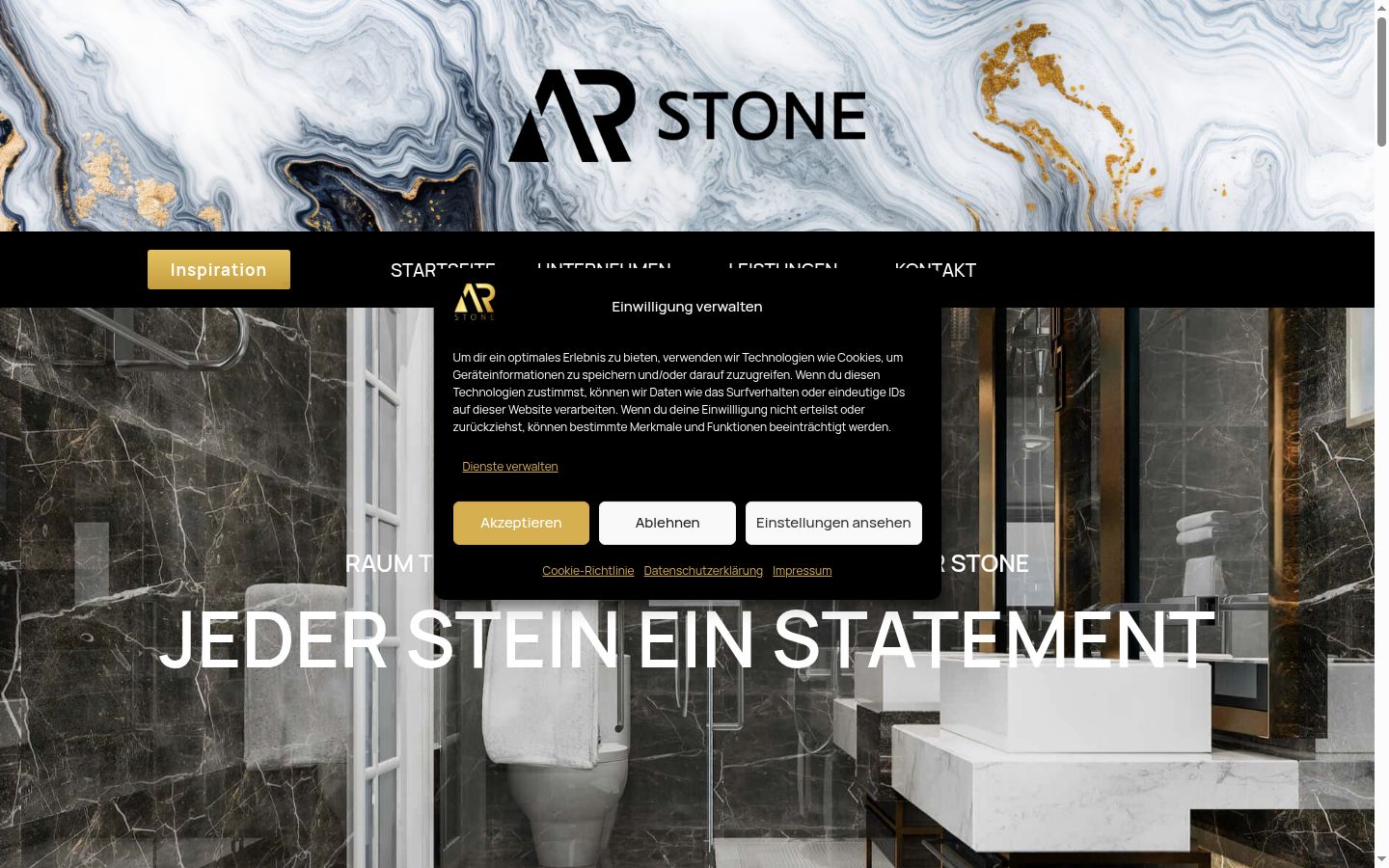 Screenshot tal-banner tal-kunsens muri qabel kwalunkwe interazzjoni