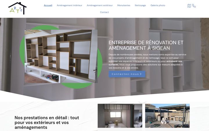 Screenshot of ar-tt.fr
