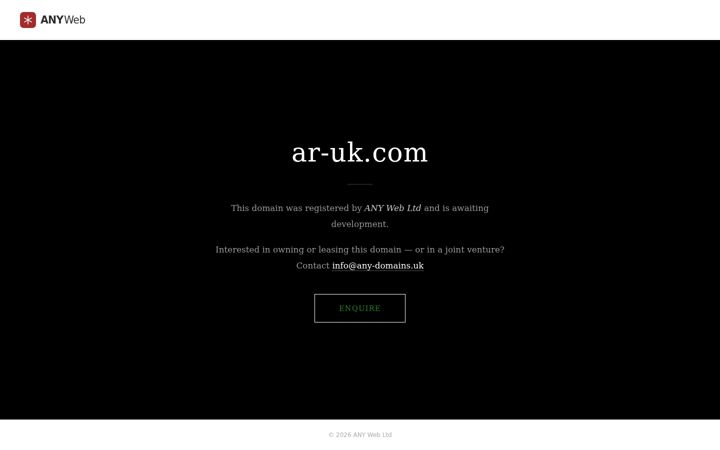 Screenshot of ar-uk.com
