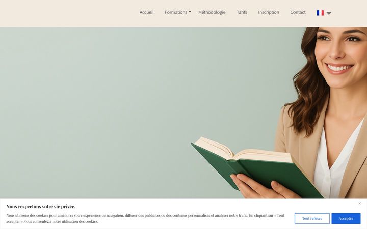 Screenshot of ara-formations.com