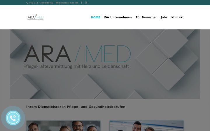 Screenshot of ara-med.de