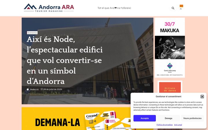 Screenshot of ara.ad